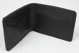 Leather BiFold Wallet - Black