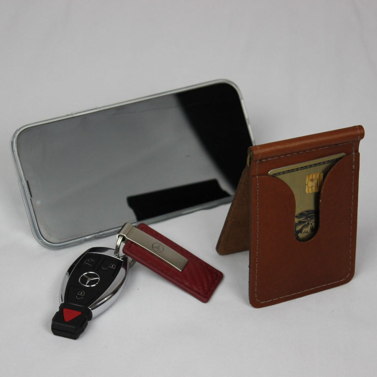 Delux Horween Leather Money Clip