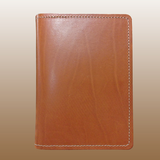 Leather Passport Wallet Saddle Tan