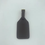Luggage Tag Leather Burgundy