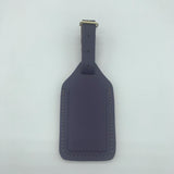 Luggage Tag Leather Purple