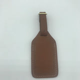 Luggage Tag Leather Tan