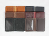 Leather ID Card Case - All Colors