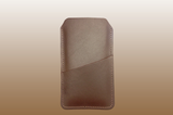 iPhone Leather Sleeve Brown
