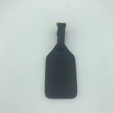 Luggage Tag Leather Navy